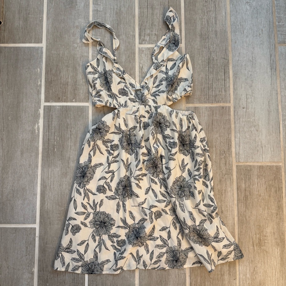 Abercrombie & Fitch Black Floral Dress